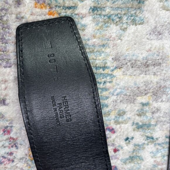Hermes Reversible Leather Belt - Picture 5 of 7